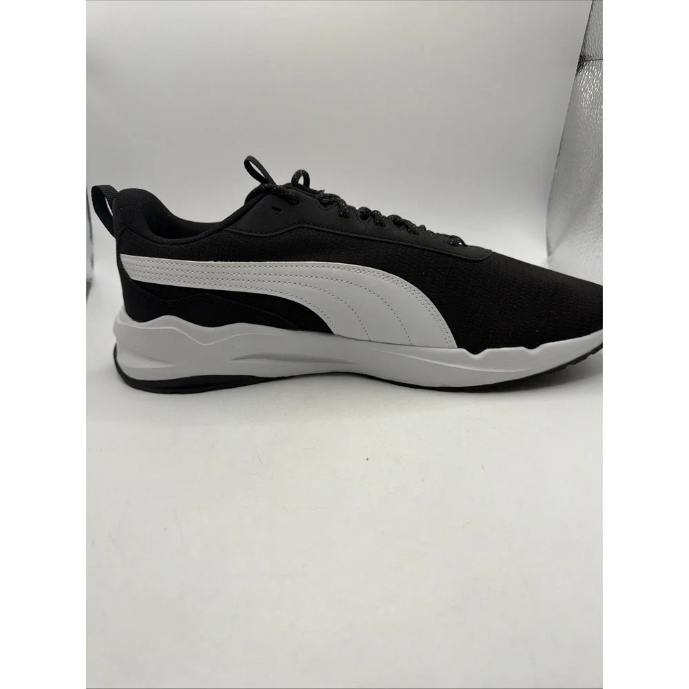 Puma Zip C Men's Sneaker Black White Athletic Running Shoes Size 12 New